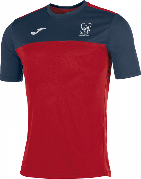 Joma - Bjæverskov Gymnastikforening T-Shirt Instructor - Red & navy blue