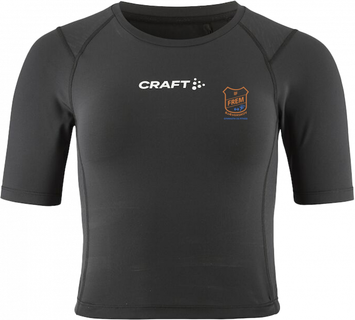 Craft - Bjæverskov Gymnastik Crop Top Dame - Sort