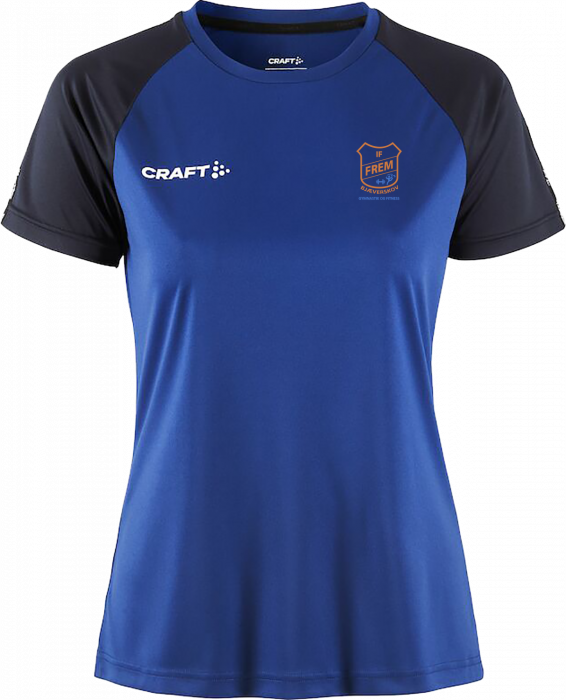 Craft - Bjæverskov Gymnastik Klub T-Shirt Dame - Club Cobolt & navy blå