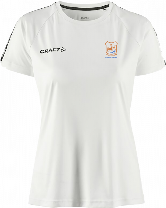 Craft - Bjæverskov Gymnastik Bestyrelse T-Shirt Dame - Hvid
